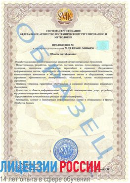 Образец сертификата соответствия (приложение) Микунь Сертификат ISO 27001